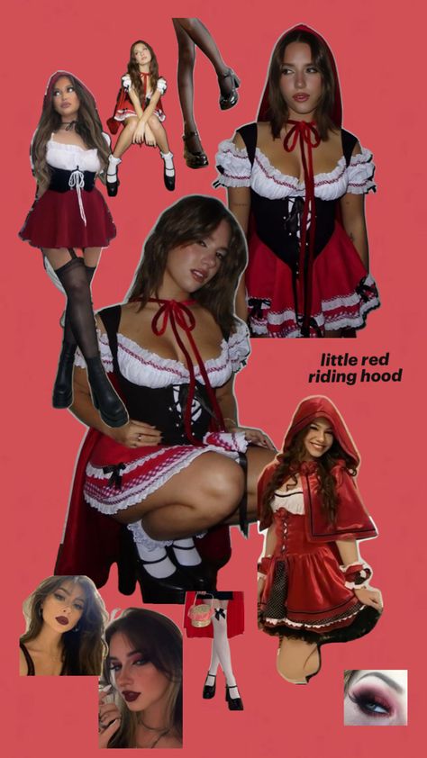 Red Hair Halloween Costumes, Little Red Riding Hood Halloween, Cats Anime, Kitty Funny, Classy Halloween Costumes, Trio Halloween Costumes, Hot Halloween Outfits, Halloween Coustumes, Pretty Halloween Costumes