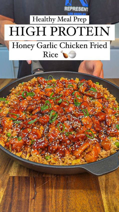 Good Bulking Meals, Healthy Protein Dinner Ideas, Bulk Food Recipes, Aussie Fitness Recipes, High Protein Quick Meals, Healthy Honey Garlic Chicken, Bulking Recipes, Aussie Fitness, Bulk Meals