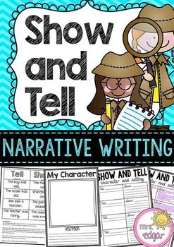 Show, Don't Tell Bundle: 'Show, don't tell' is a strategy for helping students use descriptive sentences to enhance their writing, particularly when producing narratives. Use this pack to explain what the 'Show, Don't Tell' strategy is with examples and activities provided. Descriptive Sentences, Show Don't Tell, Show Dont Tell, Photo Prompts, Character And Setting, Descriptive Writing, Narrative Writing, Writing Workshop, Activity Sheets