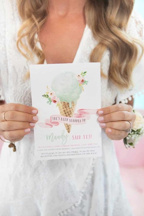 Ice Cream Party Theme, Wedding Shower Themes, Bridal Theme, Ice Cream Theme, Shower Desserts, Bridal Shower Inspiration, Up Theme, Bridal Shower Brunch, Event Planning Design