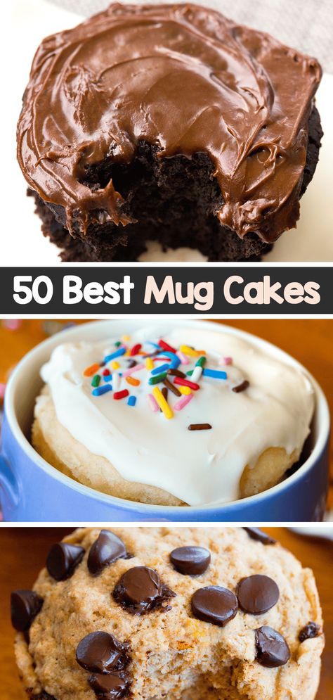 Coffee Cup Desserts Mug Cakes, Mug Cake With Icing, 3 2 1 Mug Cake, 321 Mug Cake, Mug Cake Ideas, Simple Mug Cake Recipe, Coffee Mug Cake Recipe, Best Mug Cake, Microwave Cakes