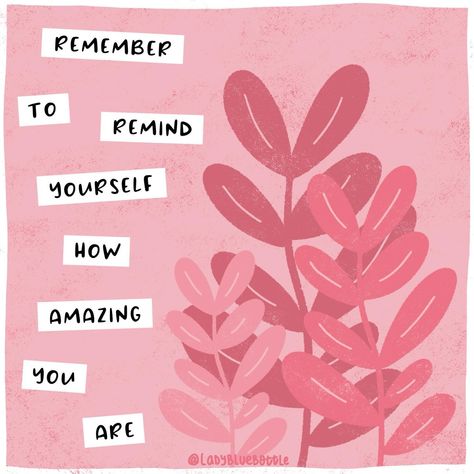 You are pretty amazing.💗 . A little reminder for the end of your week. You are amazing. Don’t let yourself forget that.😘 . #youareamazing #youreamazing #youarealreadyamazing #keepbeingyou #beyou #beyourself #ladybluebottle Note Ideas, You're Amazing, Blue Bottle, December 7, You Are Amazing, A Blessing, Original Designs, The End, Affirmations