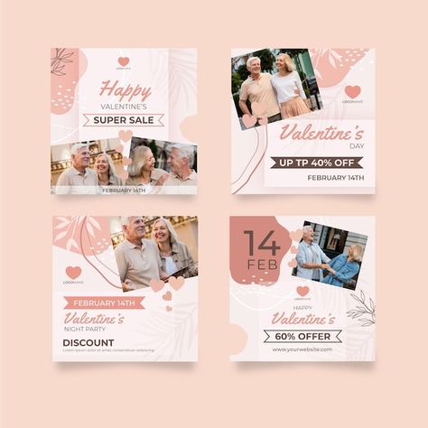 Free vector valentine's day sales instag... | Free Vector #Freepik #freevector #valentines-day-post #valentine-post #love-post #love-valentines-day Valentine Inspiration, San Valentin Vector, Brand Instagram, Valentines Day Sale, Valentines Inspiration, Social Design, Dance Academy, Valentine Day Special, Photo Holder