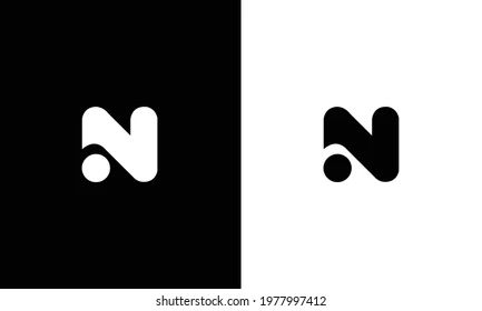 N alphabet letter logo icon in black and white. N Alphabet, N Logo Design, Perfume Logo, Icon Images, N Logo, Letter N, Logo Icon, Letter Logo Design, Letter E