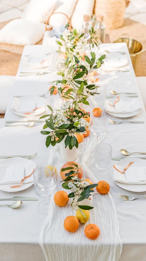 honeysocialpicnics on Instagram: book this table for a bright, beautiful, and sweet picnic 🧺 🌸🍊✨ #austinpicnic #austinluxurypicnic #austinparty #atx #thingstodoinaustin… Clementine Table Decor, Orange Slice Centerpiece, Bistro Photoshoot, Citrus Centerpiece Wedding, Citrus Bridal Shower Theme Decor, Citrus Table Decor, Citrus Bridal Shower Theme, Citrus Themed Bridal Shower Ideas, Citrus Baby Shower Theme