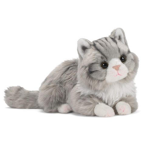 Grey Cat Stuffed Animal, Realistic Cat Plush, Pet Cam, Cat Grey, Cat Soft Toy, Cat Plush Toy, Stuffed Animal Cat, Soft Toy Animals, Cat Plush