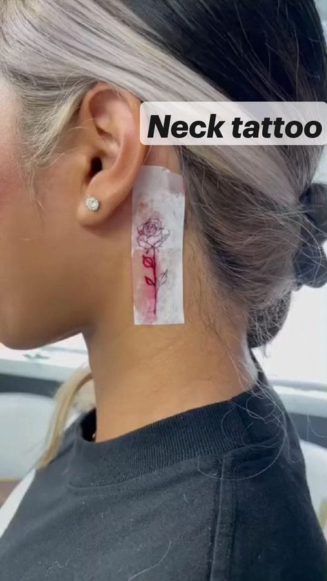 Neck tattoo Idea 😍 for women in 2022 | Neck tattoo, Neck tattoos women, Small tattoos Womens Tattoo Behind Ear, Ear Women Tattoo, Tattoos Behind Neck For Women, Women Behind Ear Tattoo Ideas, Woman Behind Ear Tattoo, Tattoo Ideas Behind Neck, Neck Minimal Tattoo, Small Tattoo By Ear, Behind The Ear And Neck Tattoo Ideas