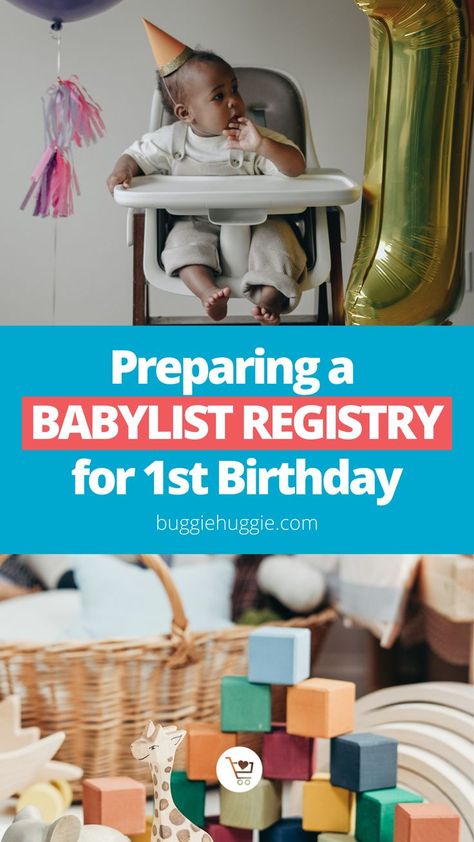 How-to-prepare-a-gift-list-for-baby's-first-birthday-best-present-toy-for-toddler-sensory-toy-aid-buggie-huggie-safe-shopping-with-little-kids Babylist Registry, Baby Registry List, 1 Year Birthday, 1st Birthday Gifts, Baby List, First Birthday Gifts, 1st Birthdays, First Birthday Party, Baby First Birthday