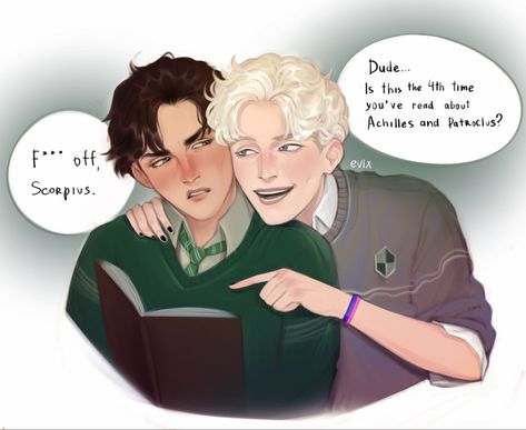 Harry Potter Next Gen Fanart, Next Gen Harry Potter Fan Art, Hp Next Generation Fanart, Albus Potter Fanart, Harry Potter Next Generation Fan Art, Albus Severus Potter Fanart, Next Gen Harry Potter, Harry Potter Fan Art Ships, Scorpius And Albus Fanart