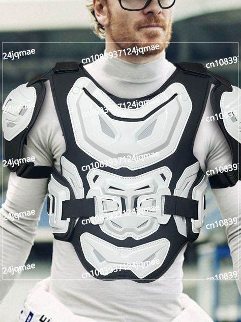 New motorcycle armor, high-end fashion, white motorcycle rider anti-collision armor, off-road chest protection suit - AliExpress 15 Motorcycle Armor, White Motorcycle, New Motorcycles, Motorcycle Riders, Fashion White, High End Fashion, Off Road, Entertainment, Road