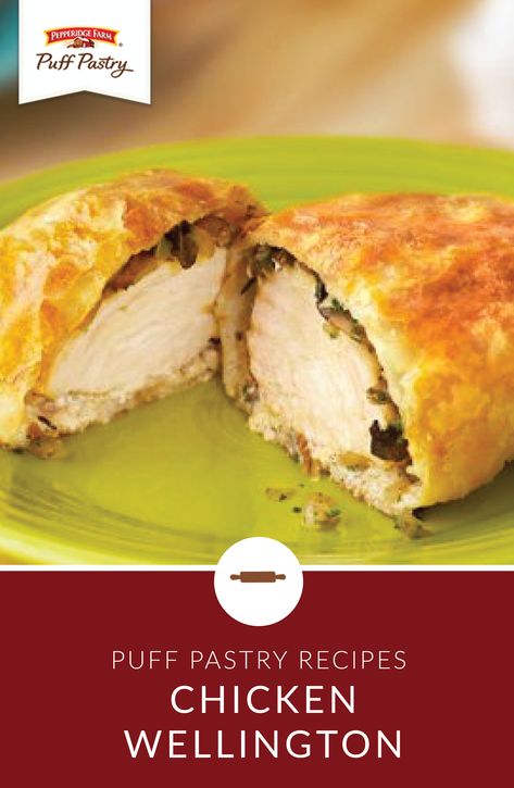 Chicken Wellington, Pepperidge Farm Puff Pastry, Puff Pastry Recipe, Pastry Recipe, Pepperidge Farm, Beef Wellington, Puff Pastry Recipes, Boneless Chicken, Pastry Recipes