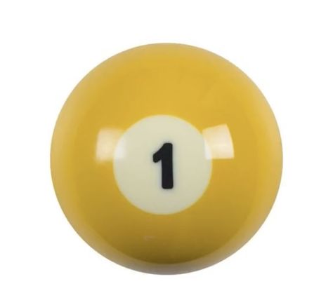 Yellow Round Pfp, 8ball Pfp, Yellow Grunge Aesthetic, Yellow Pfp, Snooker Balls, Round Pfp, Round Icons, Diy Birthday Banner, Ball Aesthetic