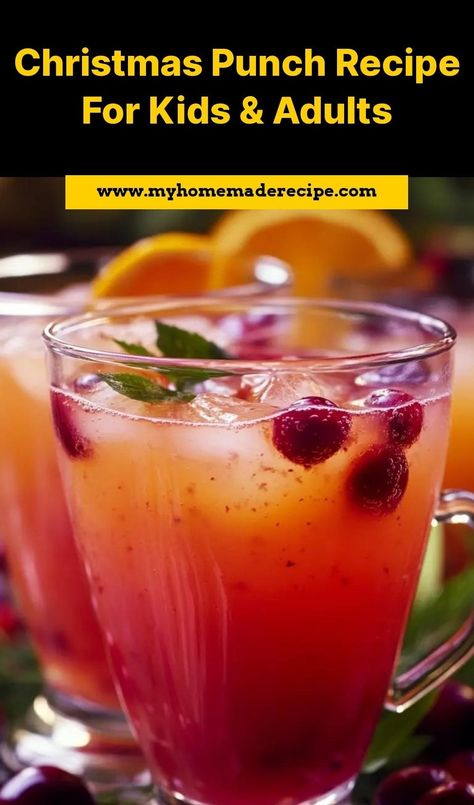 This Christmas punch recipe is the best punch for holiday parties. Perfect for both kids and adults, it’s the ultimate festive punch to celebrate the season 7up Punch Recipes, Santa Snowball Punch, Xmas Punch Non Alcoholic, Candy Cane Punch, Christmas Punch Kids, Christmas Party Punch Nonalcoholic, Holiday Punch For Kids, Non Alcoholic Christmas Punch Recipes, Candy Cane Christmas Punch