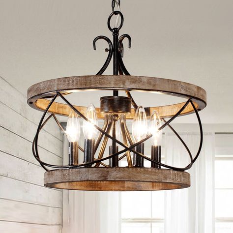 Kitchen Lightening, Farmhouse Dining Room Lighting, French Country Rustic, Farmhouse Style Lighting, Chandeliers Lighting, Kitchen Lights, Farmhouse Light Fixtures, Farmhouse Kitchens, Bay Windows