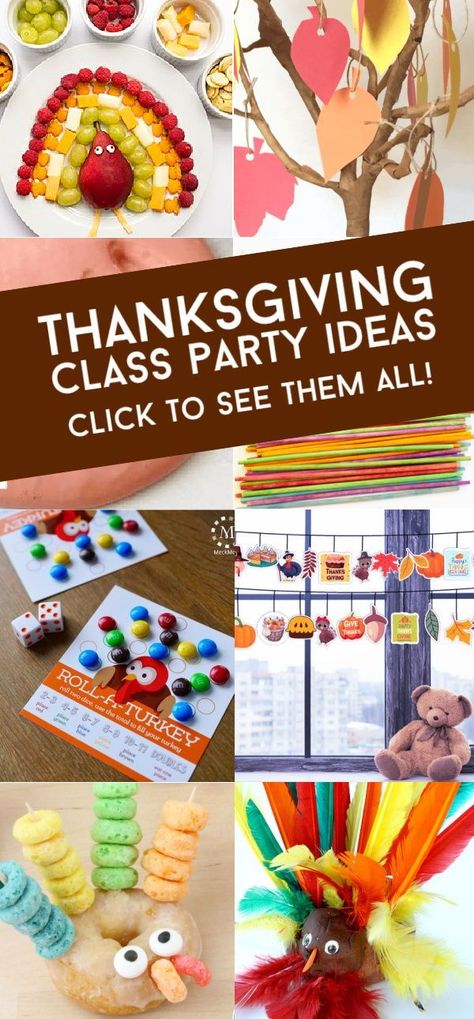 Create memories with these Thanksgiving class party ideas. Whether you are celebrating in-person or virtually, there are some fun kids' Thanksgiving classroom party ideas to try !#thanksgiving #classparty #kidsparty #twitchetts Thanksgiving Party For Kindergarten, Thanksgiving Party School Ideas, Thanksgiving Classroom Crafts For Kids, Thanksgiving Classroom Party Food, School Friendsgiving Ideas, Thanksgiving Party Games For Preschool, Friendsgiving Class Party, Thanksgiving Games For 1st Grade, Kids Thanksgiving Party Food