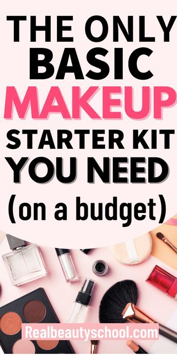 Beginner Makeup Essentials, Starter Makeup Tutorials, Buying Makeup For Beginners, Beginners Makeup Kit List, Best Inexpensive Makeup, Starter Makeup Kit, Makeup For Teens Beginner, Quick Mom Makeup, Cheap Good Makeup