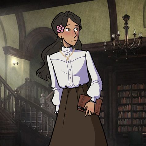 Design an outfit for a student in a mysterious Victorian academy. Inspired by clothing from the 1860s-1880s and the Dark Academia aesthetic. Victorian Dresses Aesthetic, 1860s Aesthetic, Dark Academia Outfit Aesthetic, Academia Outfits Aesthetic, Make Your Own Character, Dark Acadamia, Oc Challenge, Victorian Aesthetic, Character Maker