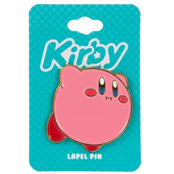 Add some poyo-perfect charm to your attire with this Kirby Enamel Pin! This pin features the round, pink friend, Kirby, with his mouth full of air and flying away with his little stubby arms. Help this special little guy see the world by adding him to your bags, jackets, and more! Details: 	 Dimensions: 1.49" x 1.44" 	 Material: Metal & Enamel 	 Color: Pink, Red, Gold & White 	 Age Grade: 14+ 	 Quantity: 1 Kirby Items, Kirby Merch, Kirby Nintendo, Kirby Stuff, Diy Projects Videos, Art Trends, Needle Art, See The World, Metal Pins