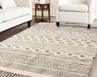 Runner Rug Black, Rug Cotton, Indian Rug, Dhurrie Rug, Carpet Decor, Carpet Trends, Printed Rug, Runner Carpet, Tapis Design