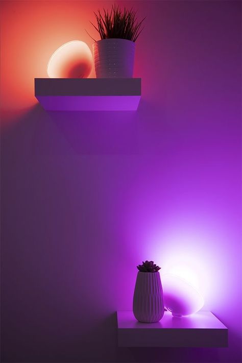 Philips Hue Inspiration, Phillips Hue Lighting Ideas, Philips Hue Lighting Ideas, Hue Lighting Ideas, Living Room Ambient Lighting, Let Lights, Led Living Room Ideas, Mood Lighting Ideas, Ambient Lighting Bedroom