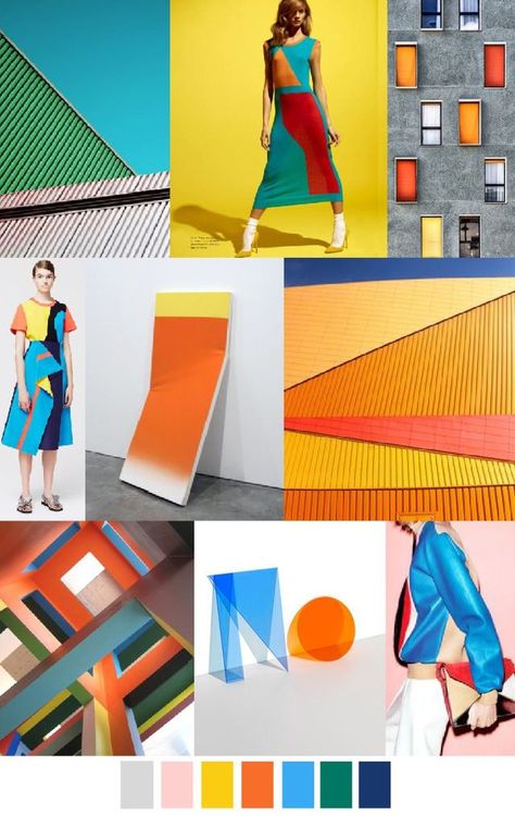 TRENDS // PATTERN CURATOR - COLOR + PATTERN . S/S 2017 Fashion Trend Pattern, Pattern Curator, Sonia Delaunay, Fashion Forecasting, 2016 Trends, Colour Blocking, Fashion Mood Board, Mood Board Design, Mood Board Fashion