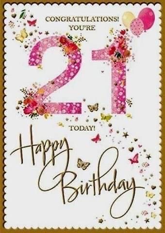 21st Birthday Cards Female, Birthday Card Woman, Happy 21st Birthday Quotes, Birthday Cards Female, Happy 21st Birthday Wishes, Happy 21st Birthday Cards, 21st Birthday Wishes, Birthday Wishes Girl, 21st Birthday Quotes