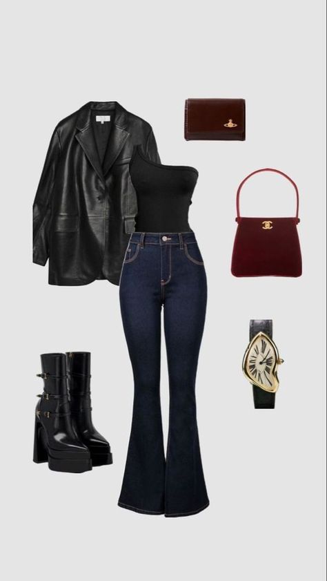 Outfits With Black Boots Heels, Outfit With Black Heel Boots, Classic Outfits Ideas, Classic Outfits For Women Classy, Classy And Cool Outfits, How To Dress Chic Classy, Heel Boots With Dress, Top With Shirt Outfit, My Dream Closet Outfits