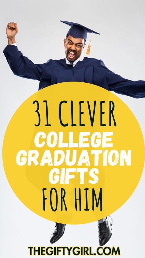 Whether the grad on your gift list is heading straight into the corporate world, taking a gap year or searching for jobs, these clever college graduation gifts are just what he needs to get him off on the right foot for his new adult life. Graduation Boy Gifts, Gift Ideas For College Graduates, Grad Gifts For Guys, Gifts For College Graduates, Graduation Gifts For Boyfriend, College Graduation Gifts For Him, Graduation Gift Ideas For Boys, Graduation Gift Ideas College, Graduation Gifts College Grad