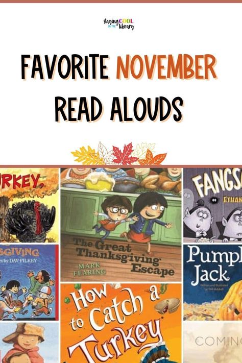 Here are some favorite November Read Alouds! Perfect for the fall season and Thanksgiving for your students. Thanksgiving Read Alouds, November Read Alouds, Read Alouds Kindergarten, Thanksgiving Read Aloud, Read Aloud Revival, November Books, Thanksgiving Books, Read Aloud Activities, Kindergarten Books