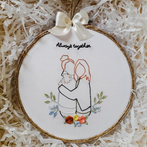 Friends embroidery hoop Embroidery Designs For Best Friend, Embroidery Hoop For Friends, Best Friend Embroidery Patterns, Embroidery Designs Best Friends, Embroidery Designs For Friends, Best Friends Embroidery Hoop, Embroidery Sisters Pattern, Sister Embroidery Designs, Embroidery Best Friends