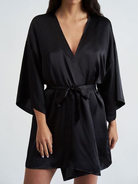 Night Dress Sleep Hot, Hot Pjs, Nighty Hot, Night Dress Sleep, Transparent Nightgowns, Black Satin Robe, Night Wear Dress, Night Gown Dress, Attractive Dresses