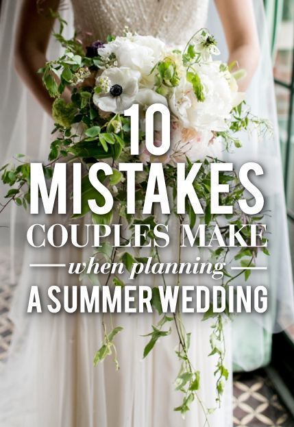 Mistakes Couples Make When Planning A Summer Wedding Wedding Inspiration Summer, June Wedding, Future Mrs, Wedding Advice, Wedding Wishes, Wedding Planning Tips, Budget Wedding, Wedding Planners, Here Comes The Bride