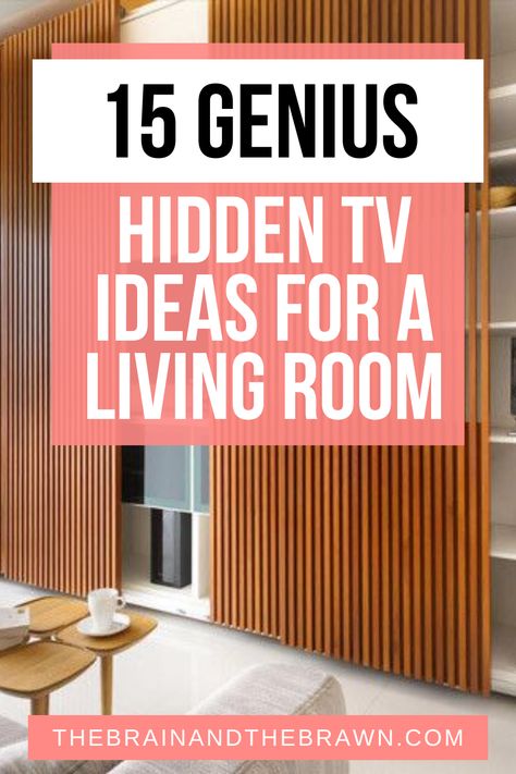 Hidden Tv Ideas, Tv Bookshelf, Hide Tv Over Fireplace, Hidden Tv Cabinet, Fake Walls, Tv Over Fireplace, Different Home Decor Styles, Tv Lift Cabinet, Bookshelf Wall