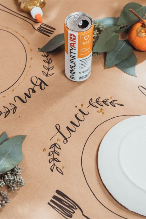 Table New Year Decoration, Thanksgiving Table Settings Butcher Paper, Fall And Thanksgiving Decor, Thanksgiving Craft Decorations, Brown Paper Thanksgiving Table, Thanks Giving Decor Ideas For The Home, Butcher Paper Thanksgiving Table, Wine Dinner Table Decor, Thanks Giving Table Ideas