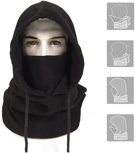 Ninja Suit, Men's Balaclava, Women's Balaclava, Ninja Mask, Ninja Hoodie, Suits Clothing, Fleece Hat, Full Face Mask, Tactical Pants