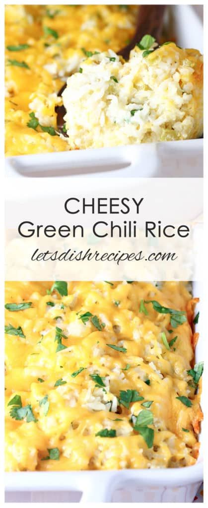 Green Chili Rice Recipe, Green Chili Rice Casserole, Chili Rice Recipe, Chili Rice Casserole, Green Chili Rice, Cheesy Chili, Green Chili Recipes, Chili Rice, White Rice Recipes