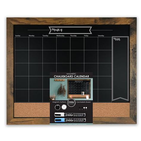 Loddie Doddie (@loddiedoddieco) • Instagram photos and videos Chalkboard Calendar, Chalkboard Decor, Rustic Chalkboard, Liquid Chalk Markers, Magnetic Chalkboard, Magnetic Calendar, Liquid Chalk, Vintage Farmhouse Decor, Command Center