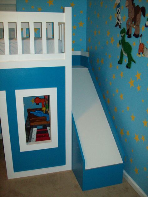 Bed With Stairs And Slide, Loft Bed Stairs, Playhouse Loft, Playhouse Loft Bed, Loft Bed With Stairs, Safe Bunk Beds, Contemporary Bunk Beds, Loft Bed With Slide, Bunk Bed With Stairs