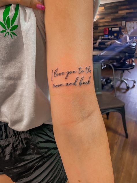 Simple Tattoos With Words, Tattoos For Late Mom, Unique Sayings For Tattoos, Simple Tattoos With Meaning Quotes, Small Meaningful Tattoos For Your Parents, Tattoo Ideas For Past Loved Ones, Mini Tattoos Words, Saying Tattoos Meaningful, Meaningful Tattoos For Grandparents