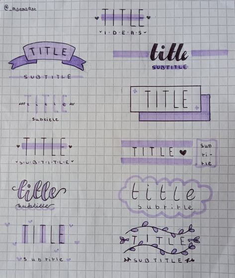 Cute Headings For School, Asethic Notes Ideas, Titles For Notes Ideas, Topic Title Ideas, Cute Easy Notes For School, Aesthetic Note Headings, Handwriting Ideas Aesthetic, Creative Handwriting Ideas Style, Notes Aesthetic Headings