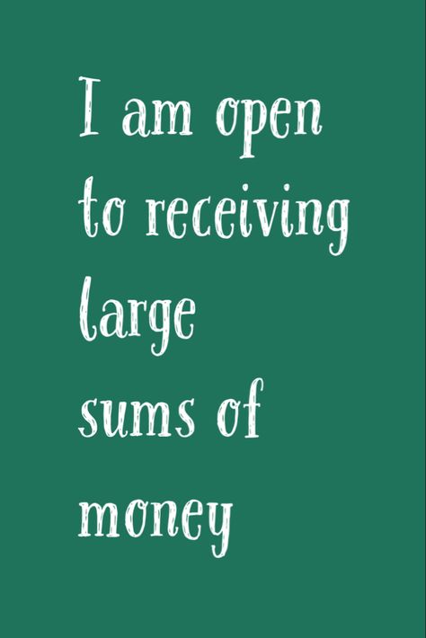 Prosperity Quotes, Open To Receiving, Raining Money, Money And Wealth, Abundance Money, Money Affirmation, Prosperity Affirmations, Manifestation Meditation, Vision Board Affirmations