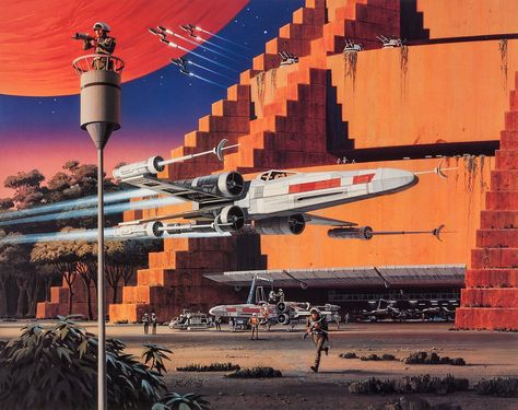 Humanoid History on Twitter: "Illustrations by Ralph McQuarrie.… " Ralph Mcquarrie Star Wars Concept Art, Star Wars Ralph Mcquarrie Concept Art, Star Wars Ralph Mcquarrie, Ralph Mcquarrie Star Wars, Ralph Mcquarrie Concept Art, Elite Force, 70s Sci Fi Art, Ralph Mcquarrie, Classic Star Wars