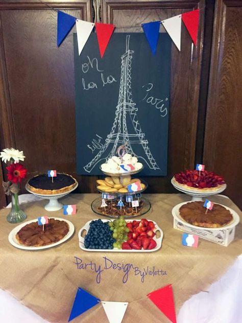 Bastille's day Dinner Party Party Ideas | Photo 2 of 27 | Catch My Party