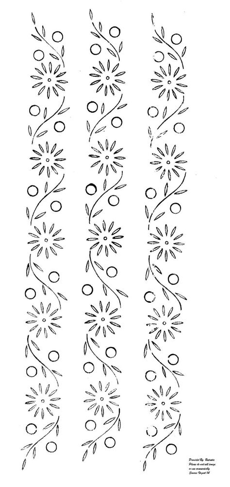 Vogart 141-8 | Beetastic | Flickr Embroidery Design Outline, Embroidery Stencils, Saree Embroidery Design, Felted Earrings, Fabric Painting On Clothes, Making Fabric Flowers, Embroidery On Kurtis, Crochet Bookmark Pattern, Diy Embroidery Designs