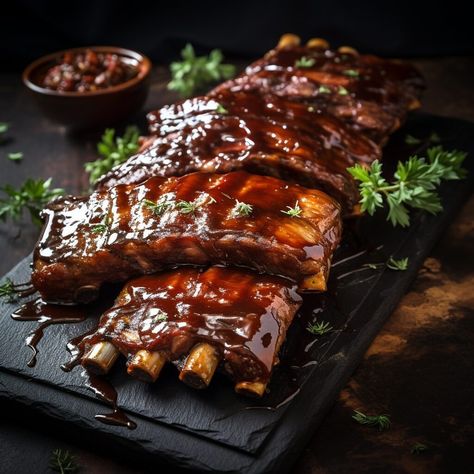 ds0887_Glazed_Ribs_b6530e08-77a7-4cb8-b020-f47a00b1451a Rib Glaze, Sticky Ribs Recipe, Glazed Ribs, Homemade French Fries, Pizza Snacks, Pork Glaze, Ribs On Grill, Ribs Recipe, Superbowl Snacks