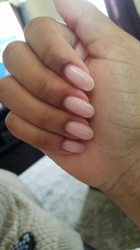 Pink Sns Nails, Opi Bubble Bath Gel, Nail Sns, Pink Sns, Nails By Skin Tone Range, Nails On Dark Skin, Blush Nail, Opi Bubble Bath, Light Pink Nails