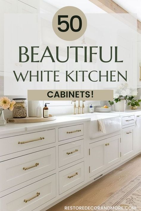 Pictures Of Kitchens With White Cabinets, Kitchen Ideas With White Cabinets, Hardware For White Cabinets, Kitchen Hardware White Cabinets, Farmhouse Galley Kitchen Ideas, Duplex Remodel, White Cabinets Kitchen, Kitchens With White Cabinets, Kitchen White Cabinets