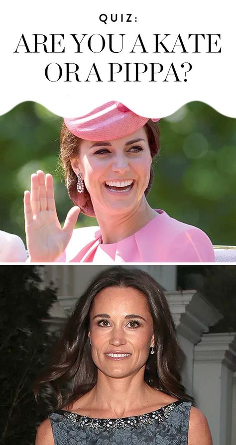 Which Middleton sister do you relate to the most? Here, a royal quiz to help you find out. Kate Middleton Interview, Kate Middleton Sister, Dress Room, Movie Recommendations, Nyc Aesthetic, Save The Queen, Tv Movie, Interesting Questions, Duchess Of Cambridge