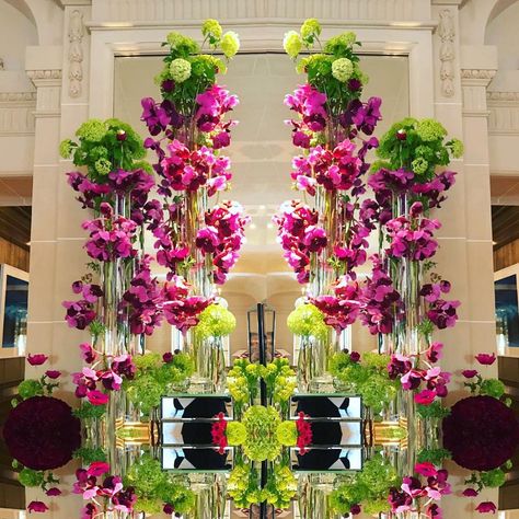 Hotel Lobby Flowers Luxury Floral Arrangements, Hotel Flower Arrangements Lobbies, Lobby Flower Arrangement, Hotel Lobby Flowers, Hotel De Crillon, Hotel Flower Arrangements, Luxury Flower Arrangement, Air Magic, Orchid Flower Arrangements