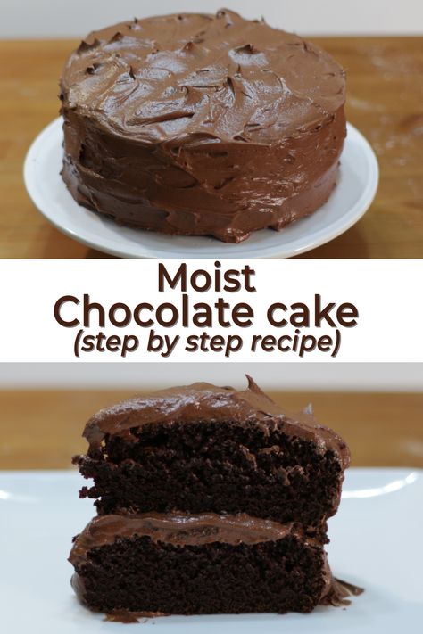 Chocolate Cake Made With Oil, Hot Water Chocolate Cake Recipes, How To Make A Homemade Chocolate Cake, Chocolate Cake Using Cocoa Powder, Chocolate Cake With Self Rising Flour, Oil Chocolate Cake Recipe, Chocolate Cake With Oil Recipes, Cake Flour Chocolate Cake, Cakes Using Cake Flour